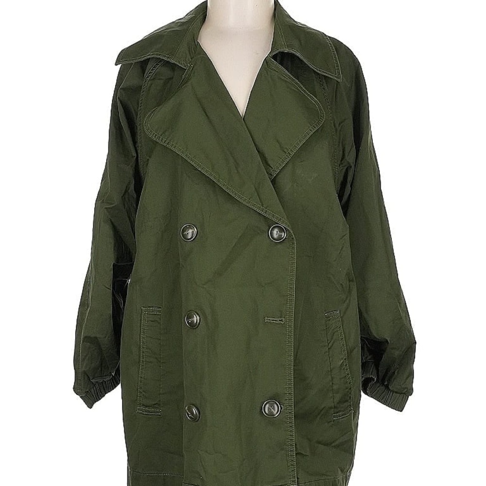 Ladies CAbi Olive Trench Coat XS